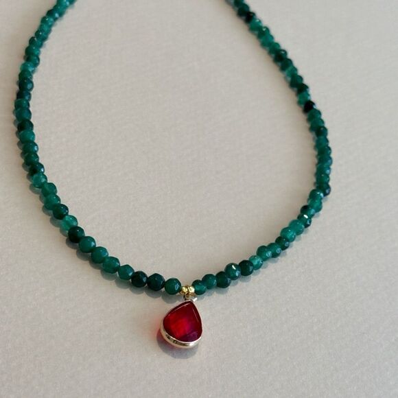 Teardrop Necklace N1349 - Picture 3 of 4